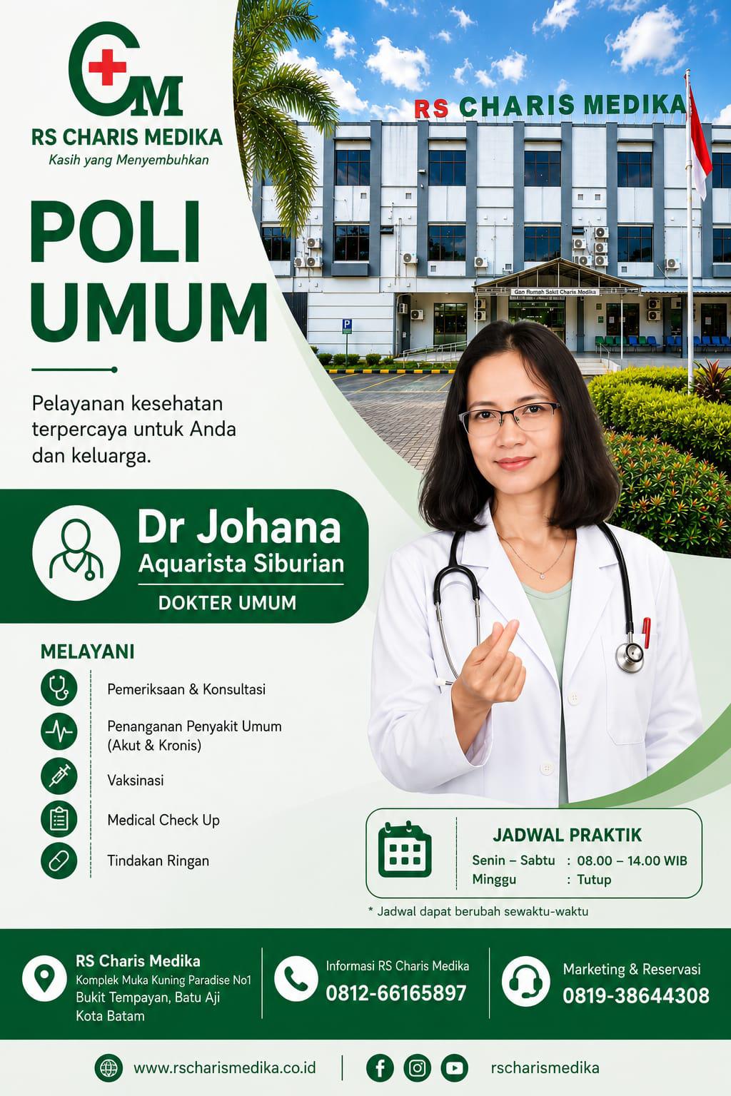 Dr Johana Aquarista Siburian